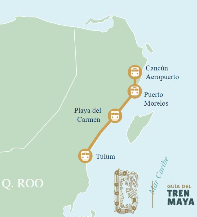 Inauguración del tramo 5 Tren Maya: Ruta Cancún - Playa del Carmen ...