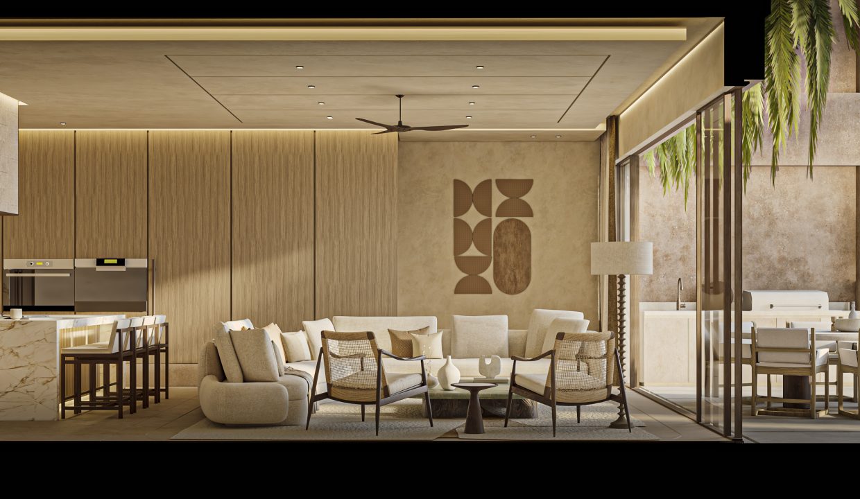 Kitchen - LR - Terrace